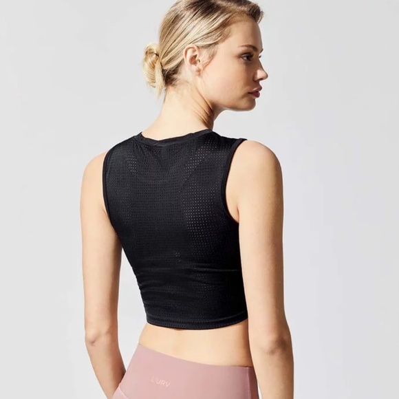 "Perfect Landing" Perforated Midi Top - Picture 3 of 4